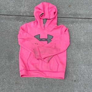 Pink under armor sweatshirt